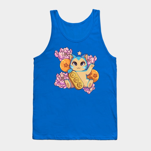 Puar Maneki Neko Tank Top by TypeFortyDesign